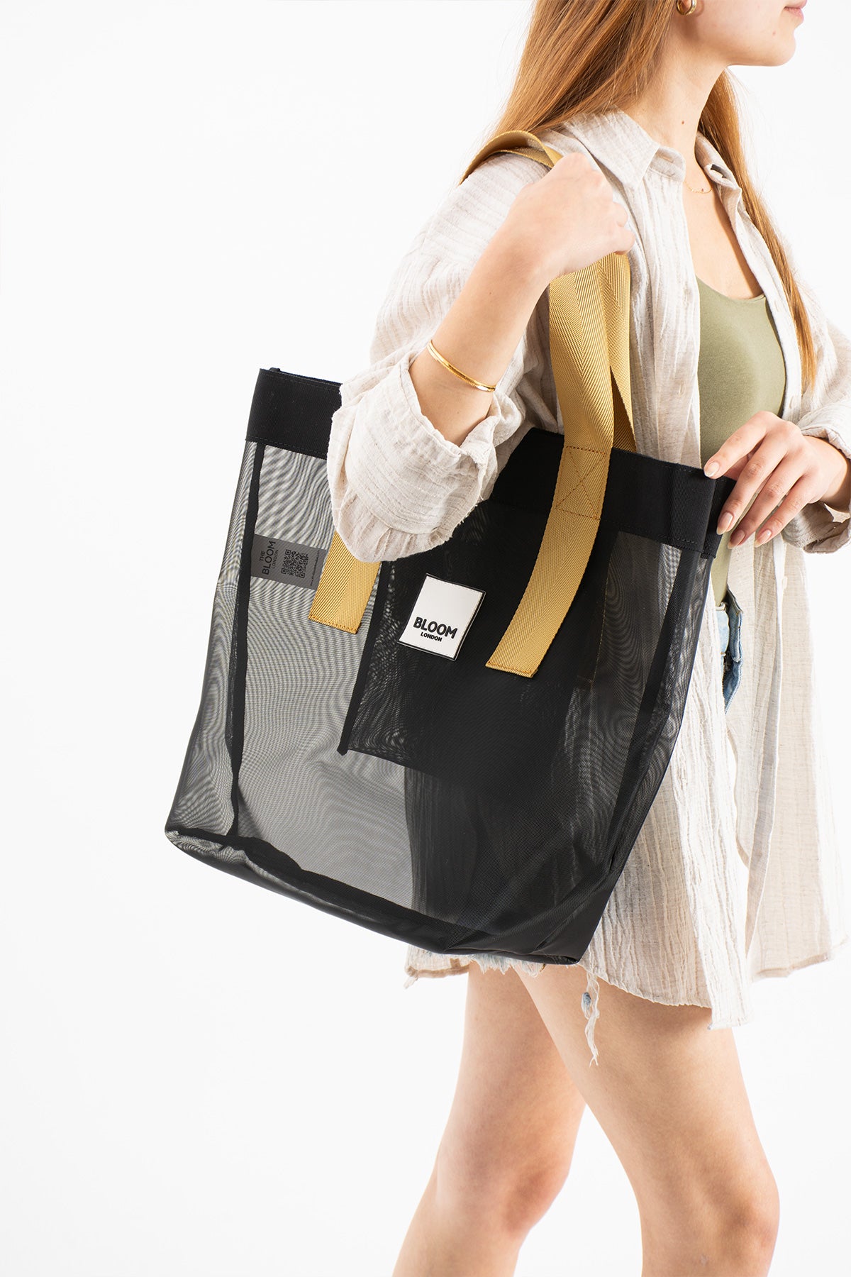 Mesh all black | gold
