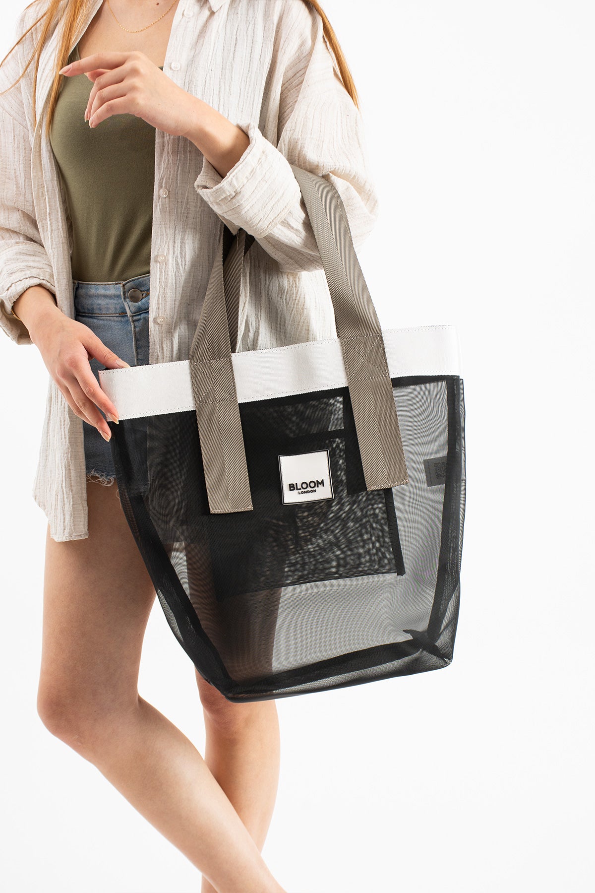 Mesh in black | silver