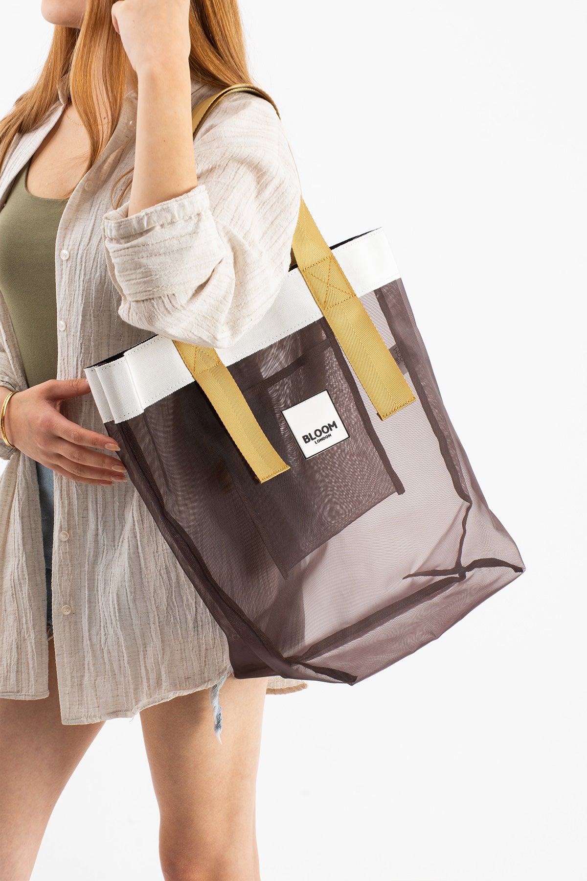 Mesh in brown | gold