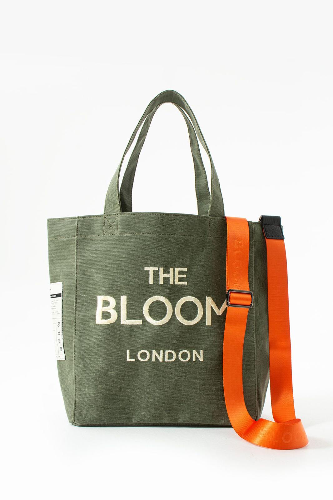 Oversized tote dark green