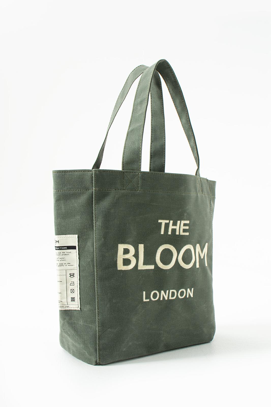 Oversized tote dark green