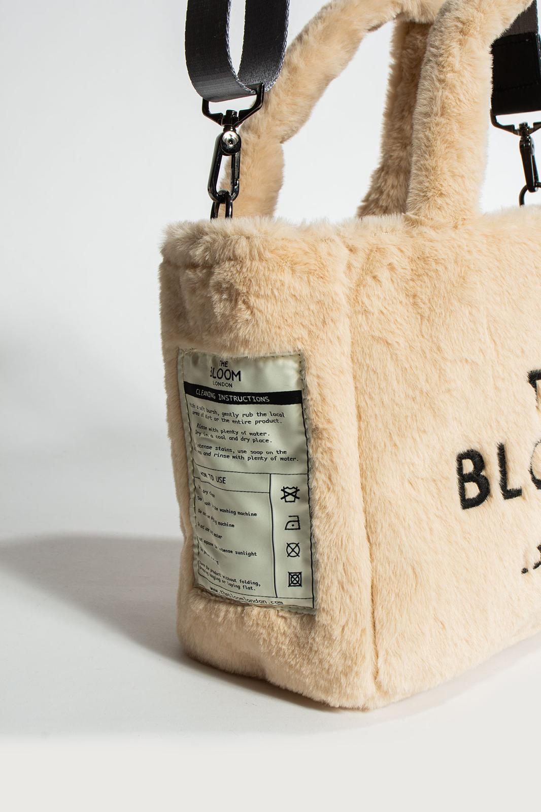 Fluffy tote beige