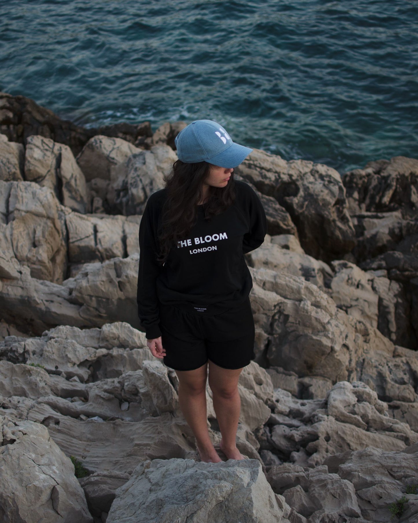 Baseball cap denim